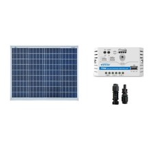 Kit solaire photovoltaïque 50W 12V PWM régulateur 5A EpEver