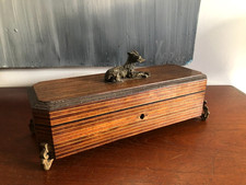 JOLI COFFRET EN BOIS MARQUETÉ