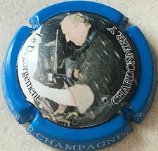Capsule de champagne CHARDONNIER Y. (27. contour bleu)