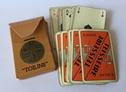 Vtg jeux cartes - de, french