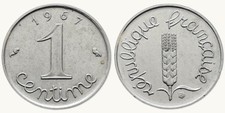 Monnaie France – 1967 – 1