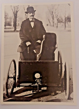 Carte postale - Henry Ford au volant de sa 1ère voiture le Quadricycle 1896 USA