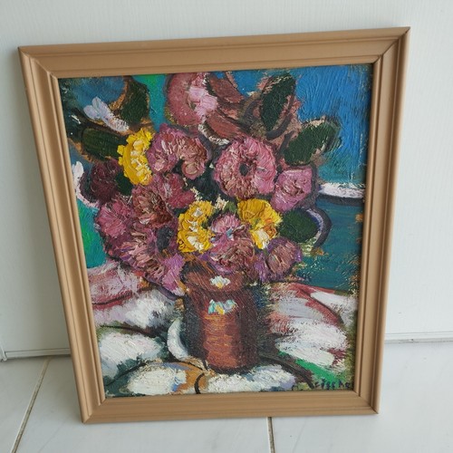 Tableau peinture huile - tableau, au