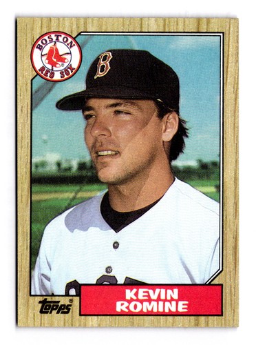 1987 topps kevin romine 121 - topps,