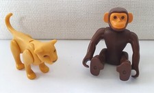 PLAYMOBIL SINGE ARTICULE LIONCEAU ZOO PLAYMOBIL SAFARI BOITE 3496
