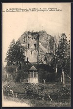 Cpa lucheux château le - cpa,