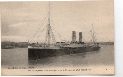 Carte postale bateau - carte, /