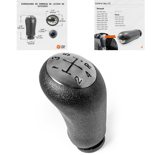 Click fit pommeau levier de - click&fit,