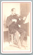 CDV 1870 Violoniste jouant