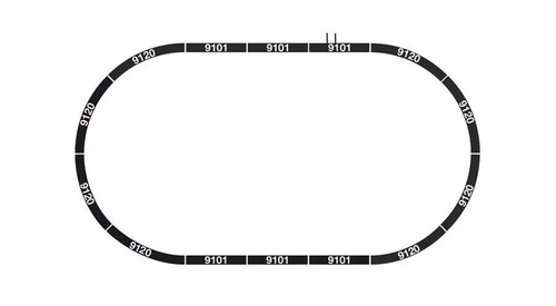 Fleischmann piste ovale rails - fleischmann,