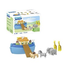 PLAYMOBIL 71681 Arche de Noé transportable - Junior - Comprend un bateau flottan