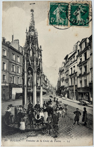 Cpa rouen fontaine la - cpa,