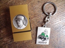 Porte-clés Citroën Traction Avant - pince à billets général De Gaulle