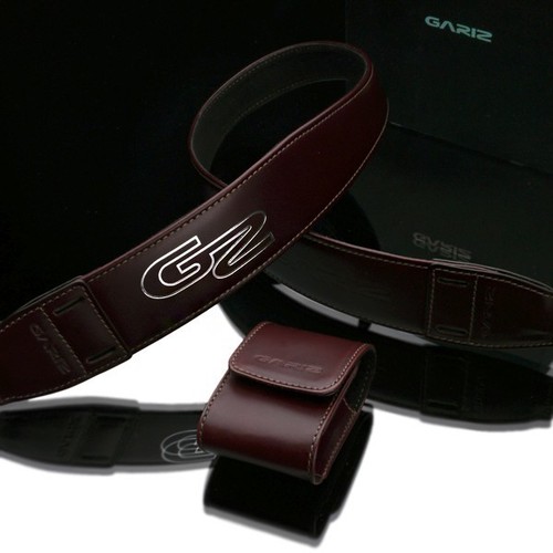 Gariz brown leather neck - leather, strap