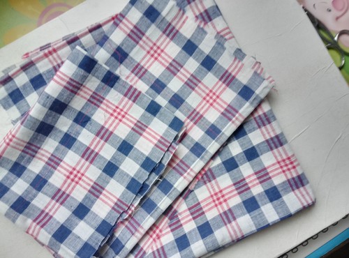Petits coupons tissu vintage - petits,