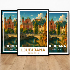 Affiche Ljubljana Slovénie