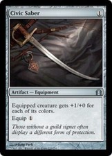 mtg magic civic saber ravnica