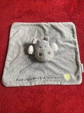 ?? Doudou Hippopotame Gris Pomme Pour T’apprendre La Tendresse OBAIBI