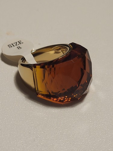 Bague acier inoxydable doré