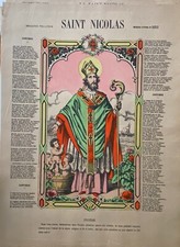 IMAGE D'EPINAL  ANCIENNE   N°2052   SAINT NICOLAS  PRIERE