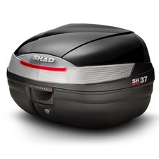 Top case shad sh37 noir 37l avec platine (contenance 2 casques jet ou 1 casque i
