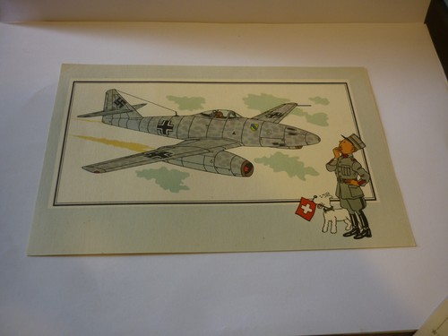 Chromo image chèque - chromo, tintin