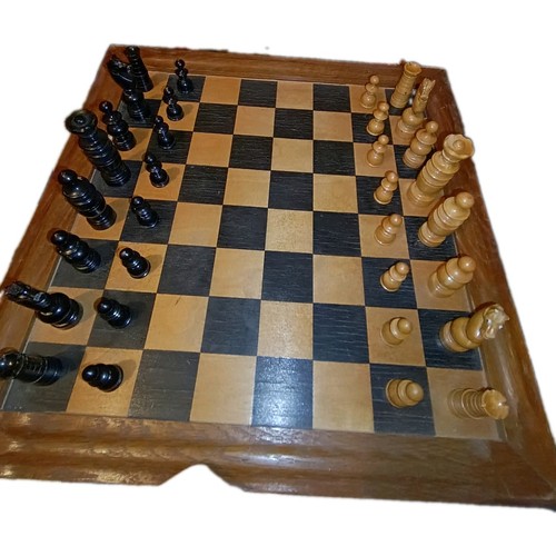 Ancien jeu échecs style - jeu, de