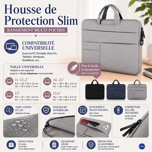 Housse protection ecran pc - housse,