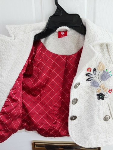 Manteau veste paon blanc