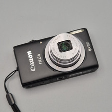 Canon IXUS 132 16.0MP 8x Digital Compact Camera Black, SD, Charger, Case, Nice