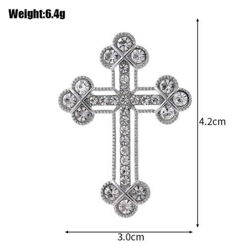 Broche croix latine en - en,