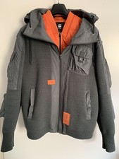 ** TRÈS RARE ** Gstar Sweat Hood Zip Through E Woven Mix + Gstar Quilted Vest