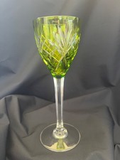 Saint -Louis, modèle "Chantilly" 1958 verre cristal, taillé main, soufflé bouche