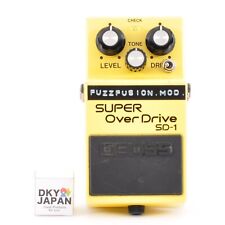 Boss SD-1 Modified SuperOverdrive FuzzFusion Clipping 1N34A&LED3mm Used JP#64373
