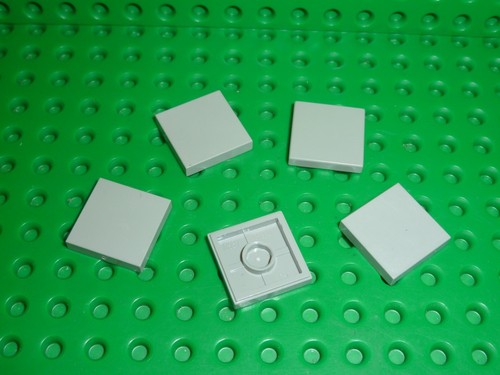 Lego oldgray tile 2x2 ref - 5,