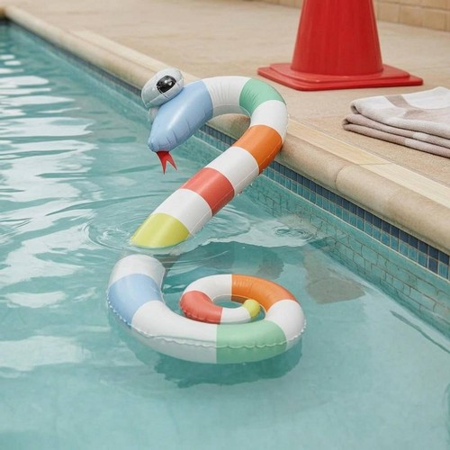 Bouée serpent gonflable - serpent,