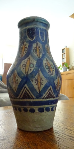 Vase poterie maroc - , signé