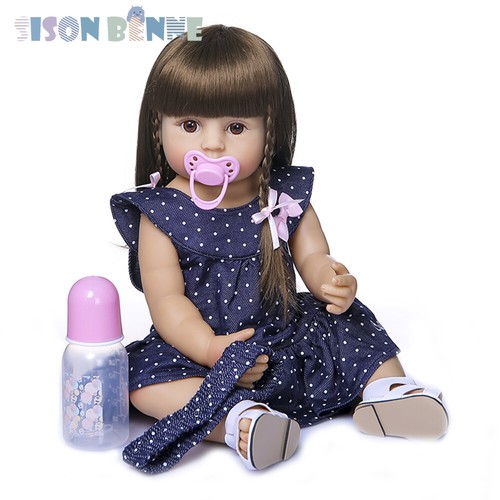 Poupée reborn fille 55cm - poupée,
