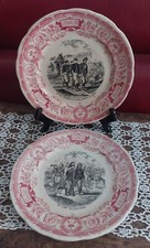 Lot  2 assiettes parlantes