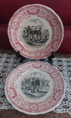 Lot assiettes parlantes - ,