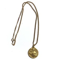 Rare Chaîne Et Médaille
