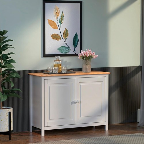 Solid wood sideboard buffet - sideboard,