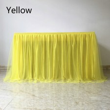 2M Jupe De Table En Tulle À 2