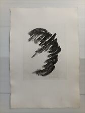 Lithographie signée noir et blanc - Design