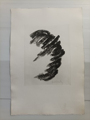 Lithographie signée noir - , et