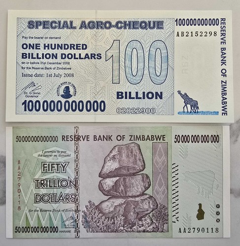 Zimbabwe 100 milliards - , de