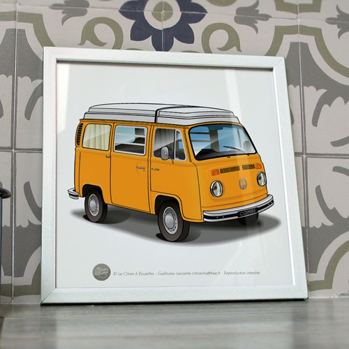 Poster combi westfalia - westfalia, van