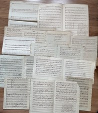 ROMANCES 19eme Manuscrits Duchesse Montmorency PAISIELLO partition