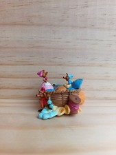 FIGURINE PVC PANIER PELOTE DE LAINE AVEC SOURIS CENDRILLON DISNEY 3.5 CM