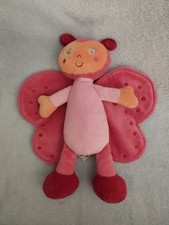 Doudou Peluche Papillon Rose INFLUX